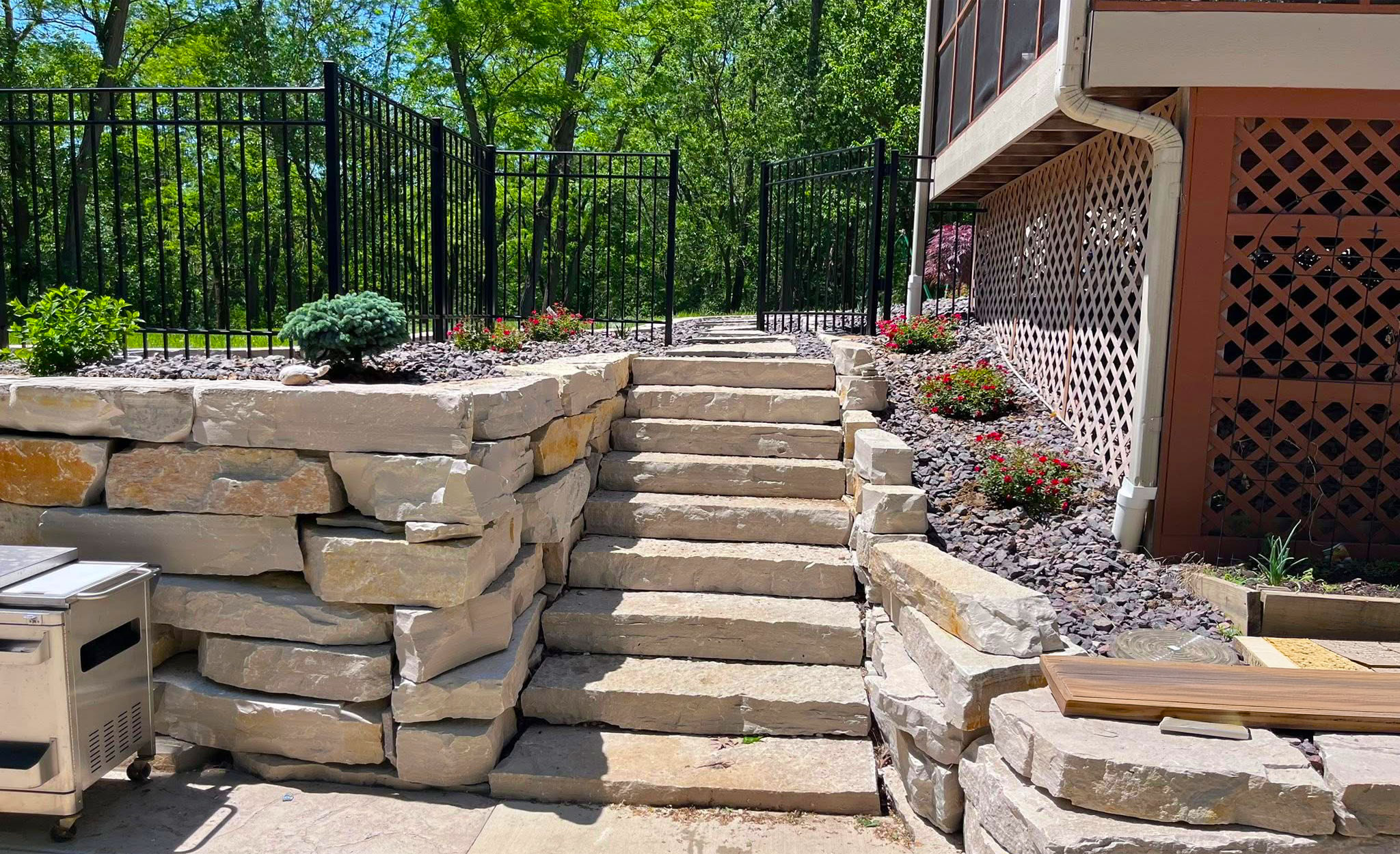 stone steps